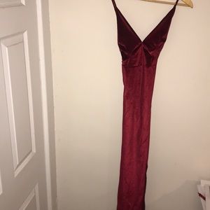 Red women’s dress